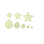 Cortador/marcador de pétalos de rosa + tallo 8P