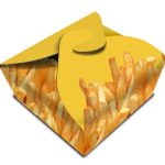 Caja de patatas fritas Inomalmequer 12x12x5cm