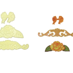 Molde Elegante 3 Piezas.