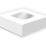 Caja con ventana 20x20x7,5cm Pack.25