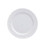 Plato de postre de porcelana con relieve 20cm