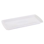 Bandeja de porcelana para servir 25x11x2cm