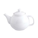 Tetera redonda de porcelana de 1 litro