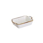Bandeja de porcelana para servir Canela 19cl 11x9x