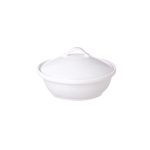 Mini cacerola ovalada de porcelana 13,7 x 11,4 x 8,5 cm