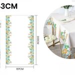 Mantel de papel con animales de la selva (137 x 243 cm)