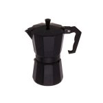 Cafetera de aluminio para espresso con inducción para 6 tazas