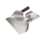 Pala para papas fritas de acero inoxidable con mango 21x23x5c