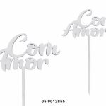 Adorno de MDF con amor 12x18cm