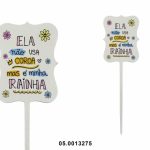 Adorno de MDF Mi Reina 19cm