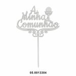 Adorno de MDF Mi Comunión con Cáliz 22c