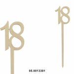 Topper MDF Nº18 16cm