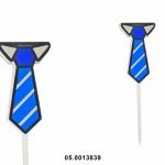 Adorno de corbata azul