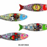 Sardina de cerámica con imán 12cm