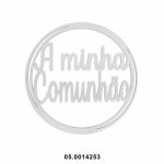 Placa de MDF blanca Mi Comunión 25cm