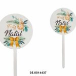 Adorno navideño de MDF de 5 x 13 cm