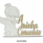 Base de MDF Blanca Niña Mi Comunión