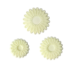 Molde para margaritas/gerberas, 3 piezas, 30 mm/44 mm