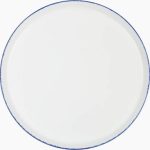 Plato Costa Verde con borde azul Nor de 32 cm