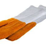 Par de guantes de cuero para horno 46cm 250º