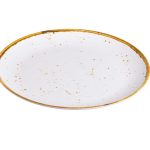 Plato de melamina canela 30,2x3cm