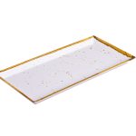 Bandeja de melamina color canela 35x17x2cm