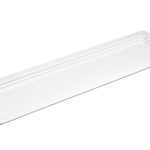 Bandeja de servicio de melamina blanca 53x16x2cm