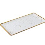 Bandeja de melamina color canela 32,5x17,5x2,5cm