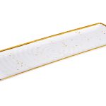 Bandeja de melamina color canela (53 x 16,2 x 2,5 cm)