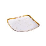 Bandeja para servir de melamina color canela (19,5 x 2,8 cm)