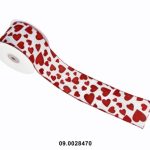 Cinta Decorativa con Corazones 64mm X 10 Metros