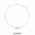 Anillo Metálico Blanco con Base Blanca 30cm