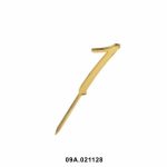 Adorno acrílico dorado Nº1 10cm