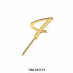 Adorno acrílico dorado nº4 10cm