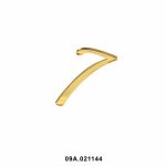 Adorno acrílico dorado nº7 10cm