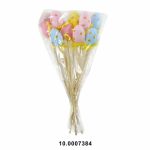 Ovos de Páscoa Decorados C/ Espeto Sc.12