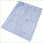 Molde de Chocolate con Forma de Huevo (30 g, 3 Piezas)