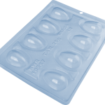 Molde para huevos de chocolate natural de 20 g (3 piezas)