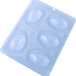 Molde de Chocolate con Huevo Liso Cáscara Fina 50g 3 Piezas