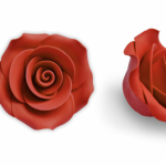 Rosas rojas para decoración D5cm caja 18