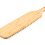 Tabla de cortar de bambú con mango 39,5 x 11 x 1,5 cm