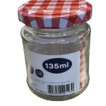 Tarro de cristal multiusos con tapa 80x60 mm