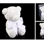 Oso de resina blanca 10x6,5cm