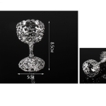 Cáliz de plata de 9 cm