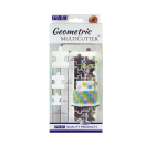 Rompecabezas de corte geométrico de 3 piezas