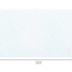 Rollo de organza azul 12cm x 50 metros