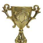 Copa/Cáliz Dorado 11x12cm