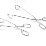 Pinzas curvas para servir de acero inoxidable de 240 mm