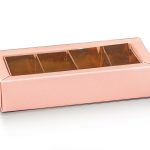 Caja de dulces con divisor 120x50x30mm