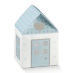 Caja de cartón Casita Azul 55x55x80mm